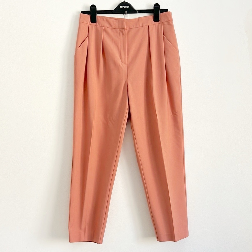 Topshop Tapered Trousers Pink NWOT